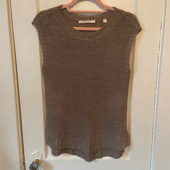 Cyrus Sweaters - Cyrus Brown Crew Neck Sweater with Relaxed Fit